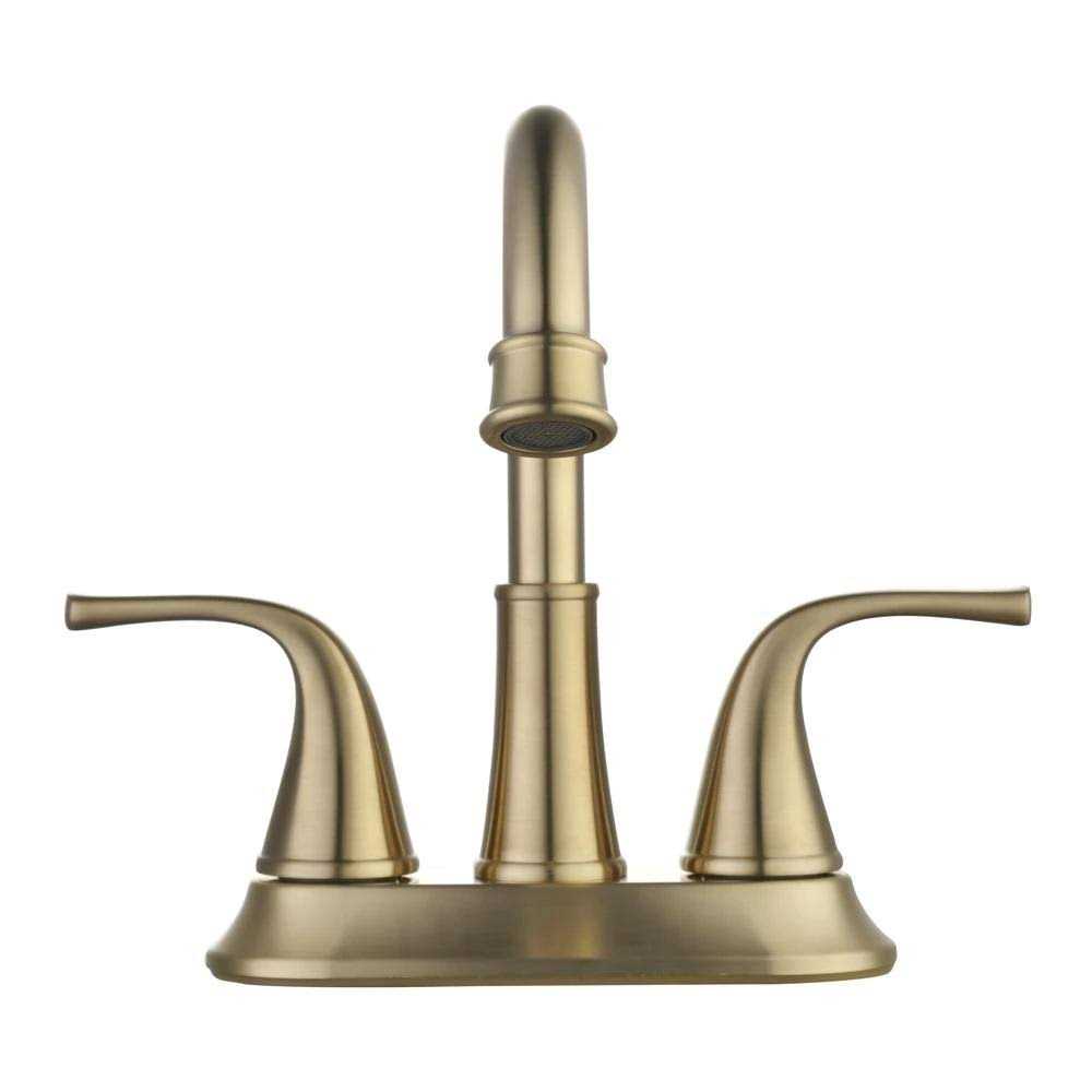 Glacier Bay Bettine 4 in. Centerset 2-Handle High-Arc Bathroom Faucet - Cheap Fitting