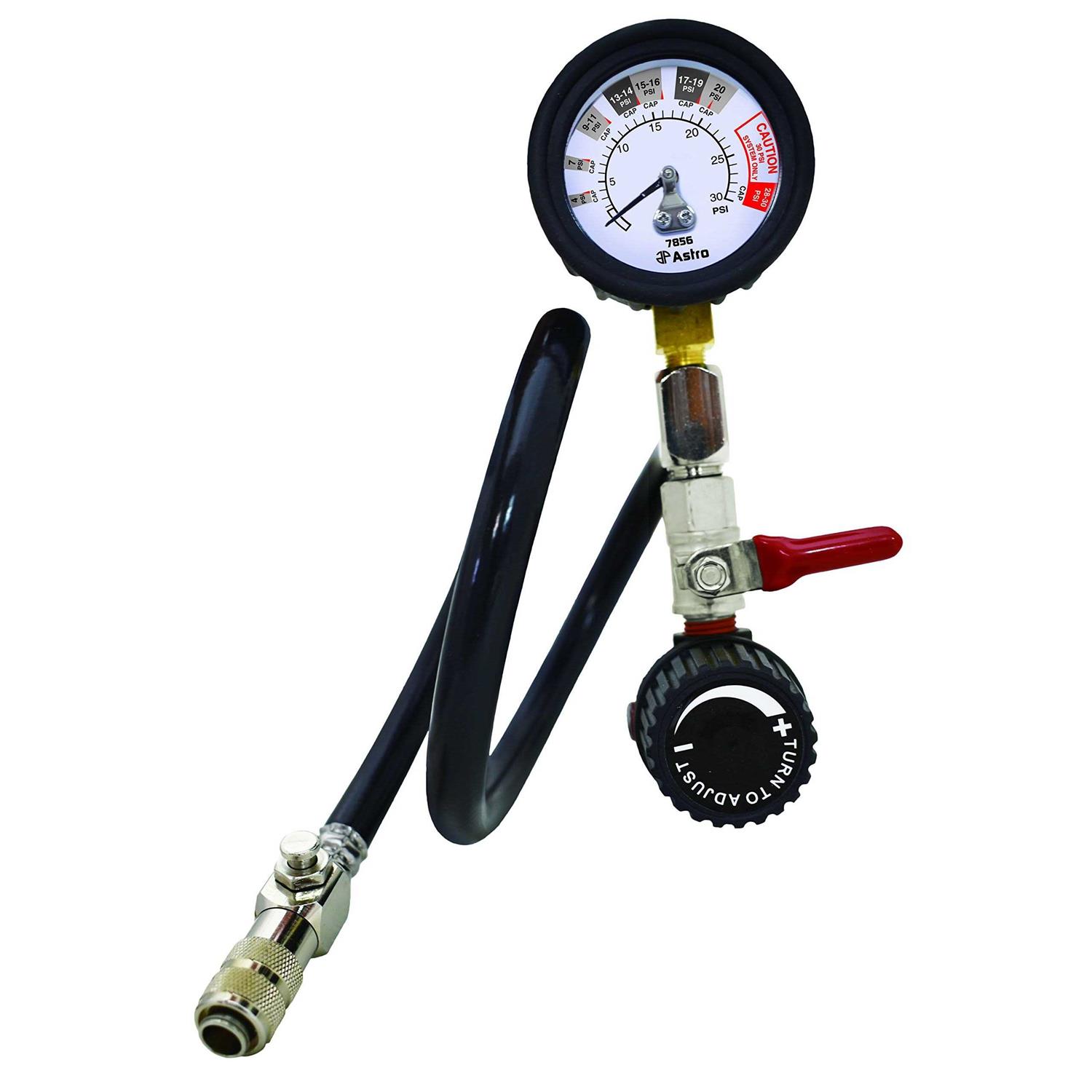 Astro Pneumatic 7856 Universal Air Powered Cooling System Pressure Tester - Cheap Fitting