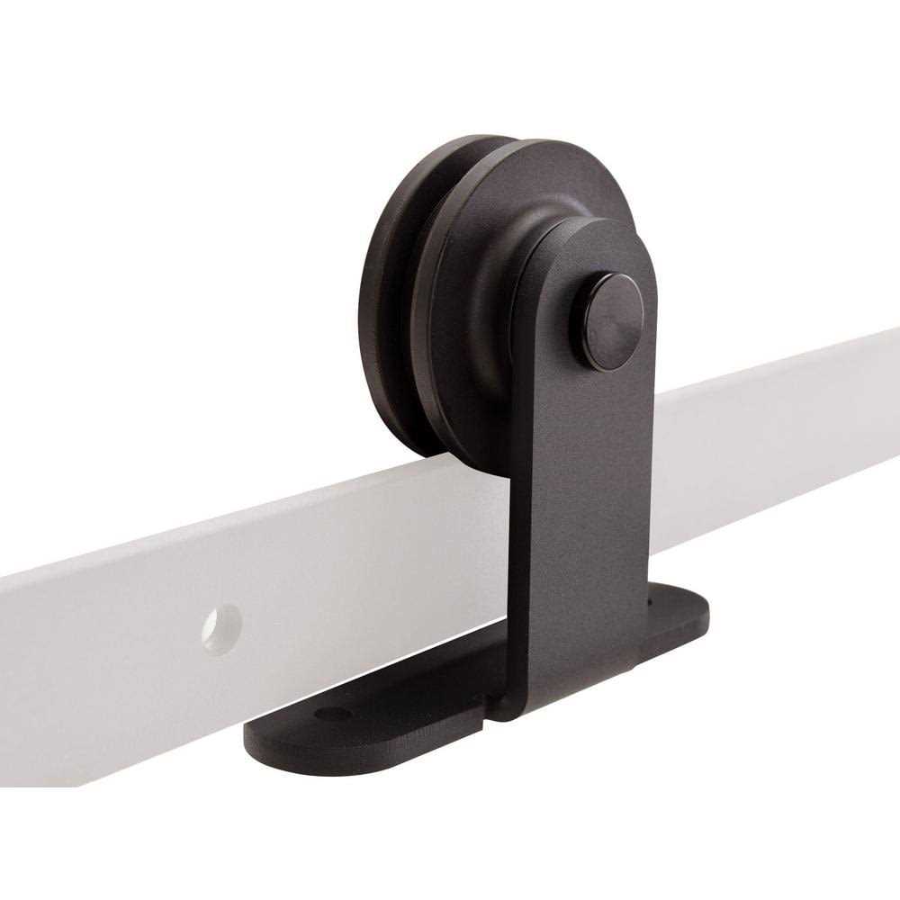 Calhome Top Mount 72 Barn Style Sliding Door Track and Hardware Set - Cheap Fitting