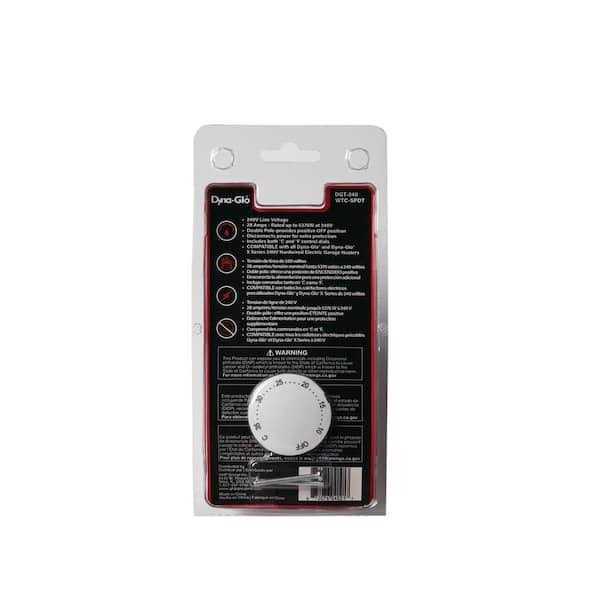 Dyna-glo 28 Amp 240-Volt Double-Pole Wall Thermostat - Cheap Fitting