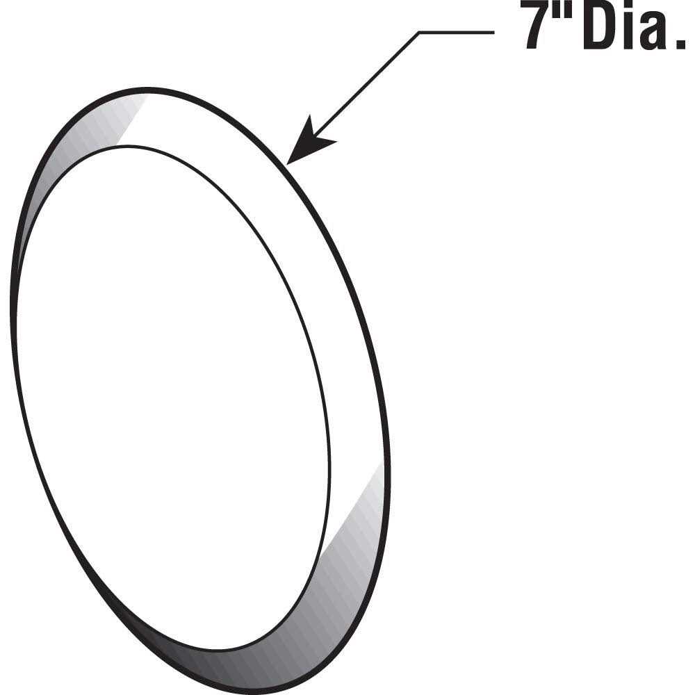 Prime-Line Wall Protector 7 in. Textured U 9265 - Cheap Fitting