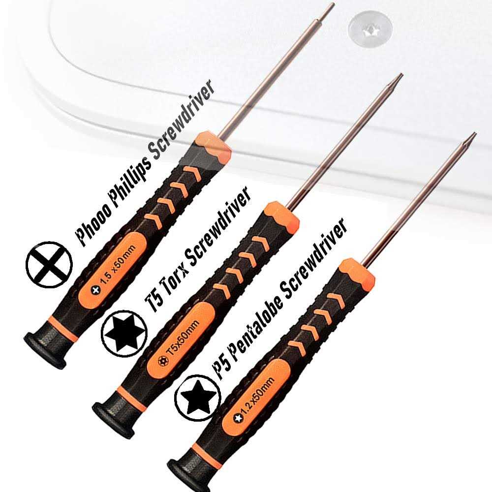 Repair Tool Kit for MacBook, TECKMAN MacBook Screwdriver Set with P5 Pentalobe Screwdriver,T5 Torx and Ph000 Phillips Screwdrivers for MacBook Air - Cheap Fitting
