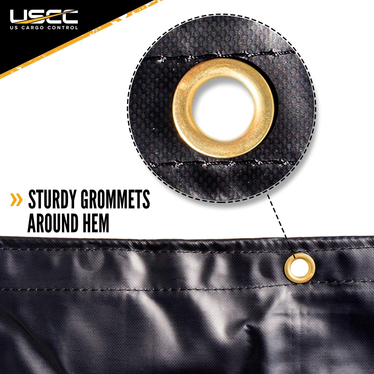 US Cargo Control Heavy Duty Steel Tarp HST16274-BLK - Cheap Fitting