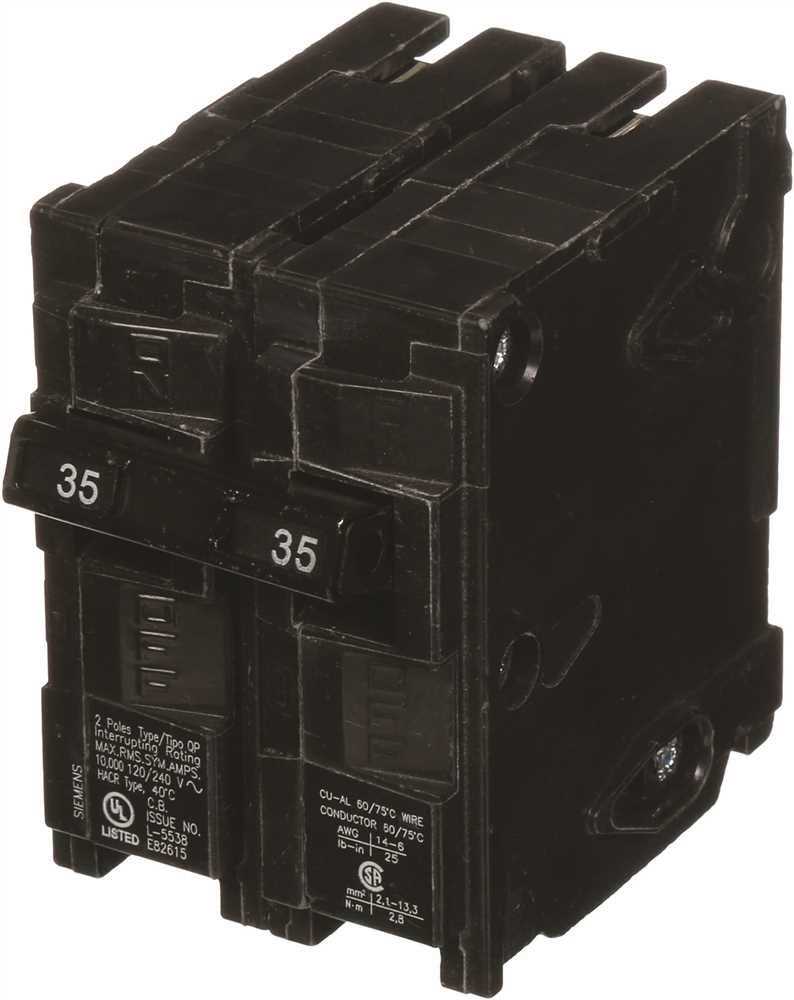 Siemens Q235 2 Pole Circuit Breaker - Cheap Fitting