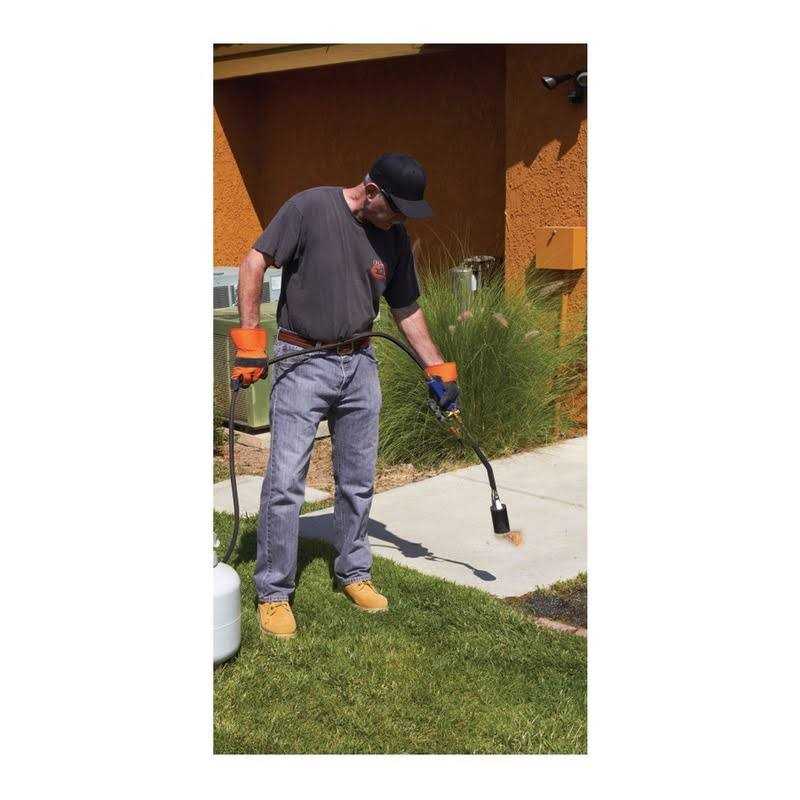 Greenwood Propane Torch with Push Button Igniter - Cheap Fitting