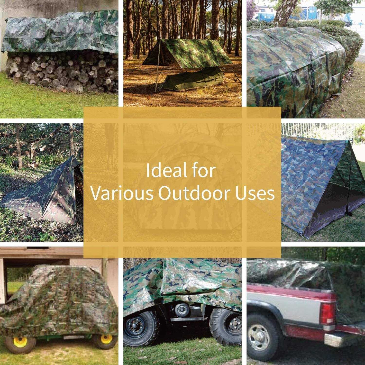 GUARD SHIELD Camo Tarp Camouflage Tarps Waterproof - Cheap Fitting