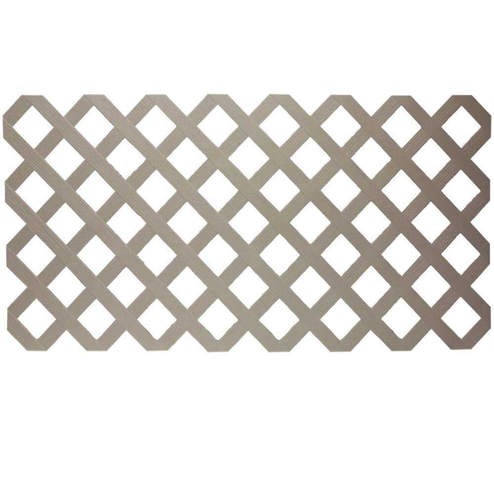 poolsupplies.com White Plastic Lattice Fencing 24 High X 48 Long - Cheap Fitting