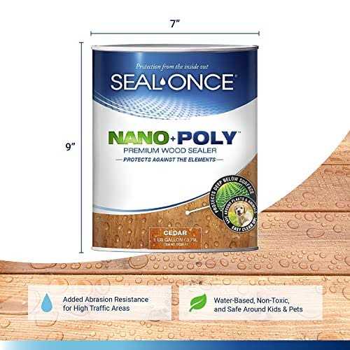 Seal-Once Nano+Poly Premium Wood Sealer - Cheap Fitting
