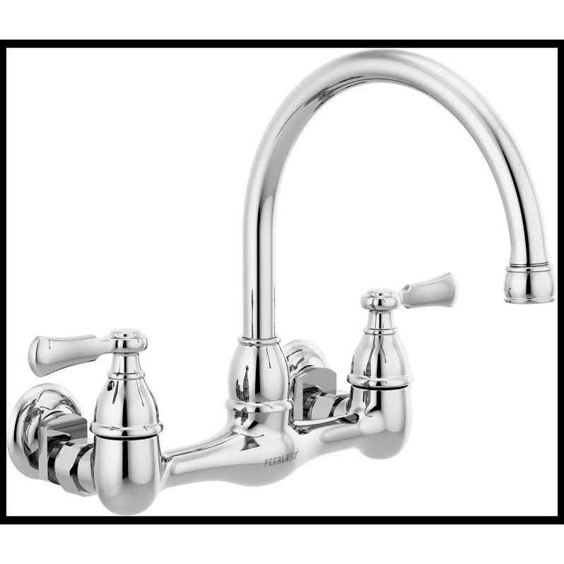 Peerless Elmhurst Two-handle Wall-mount Kitchen Faucet P2765LF - Cheap Fitting