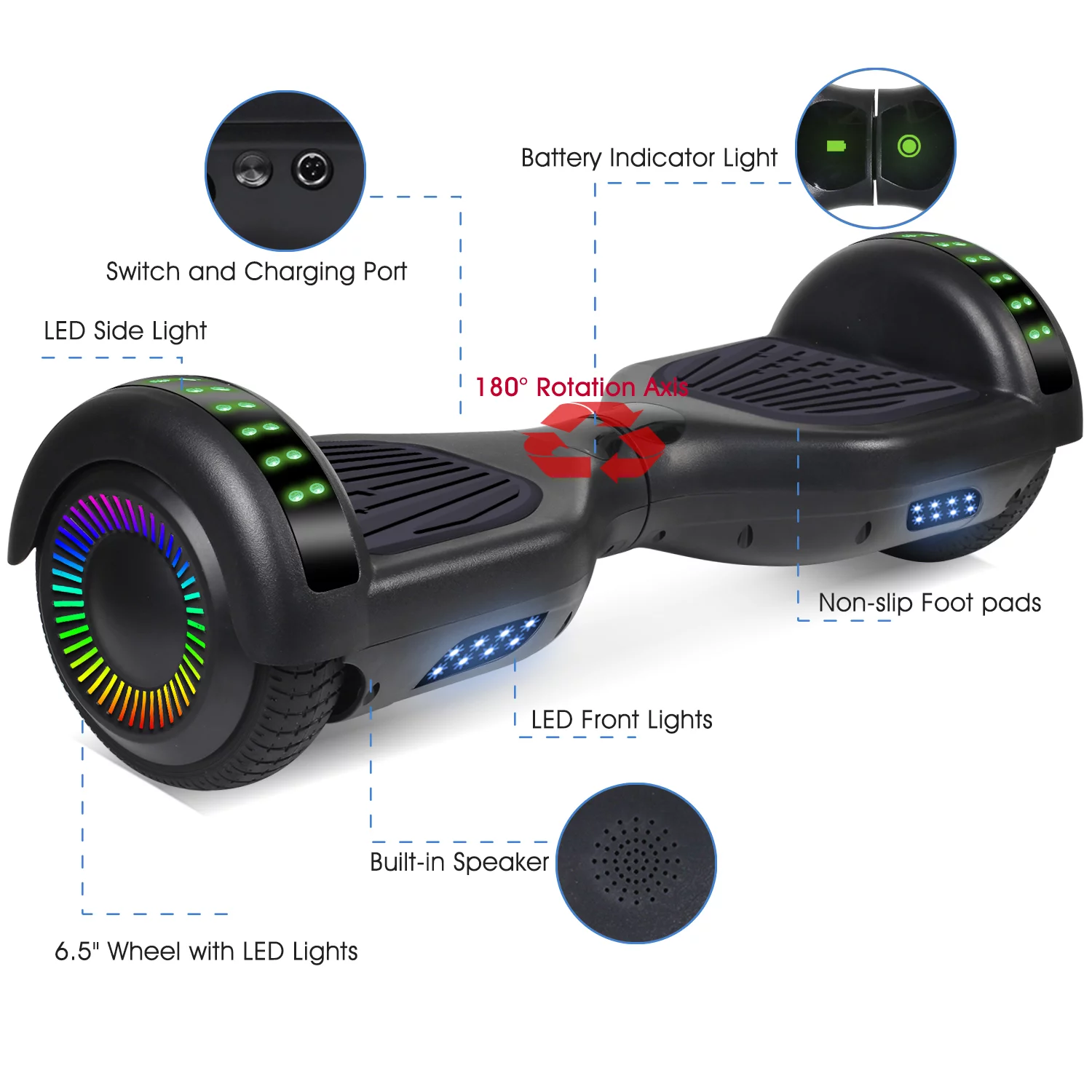 CBD Hoverboard, 6.5