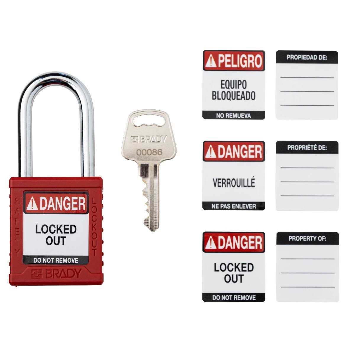 Brady SDPL-RED-38 Padlock - Cheap Fitting