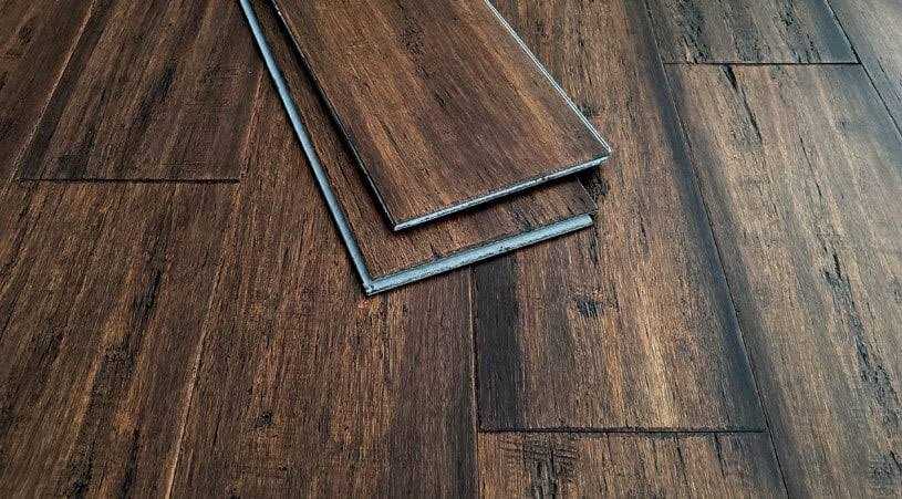 SPC Rigid Core Bamboo Flooring - Cheap Fitting