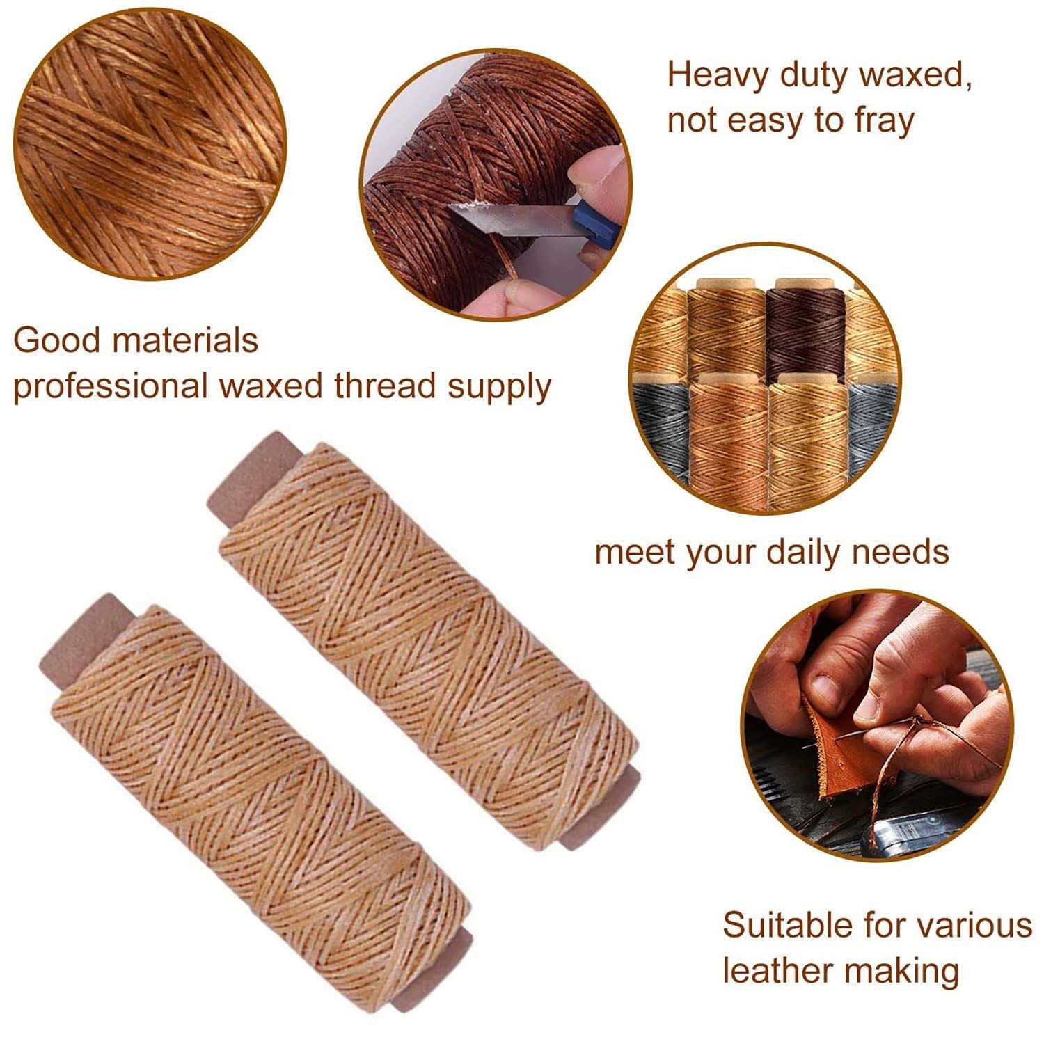 11 Pieces Bookbinding Kit Starter Tools Set Bone Folder Paper Creaser, Waxed Thread, Awl, Large-eye Needles for Diy Bookbinding Crafts and Sewing - Cheap Fitting