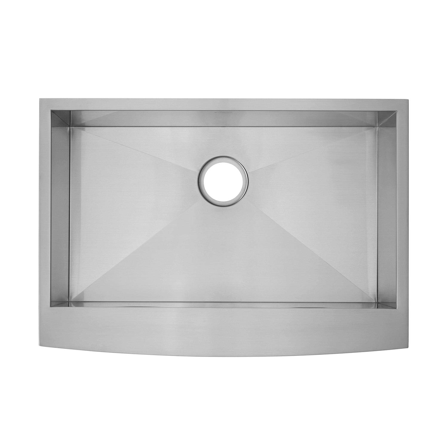 Swiss Madison Tourner 30 x 21 Stainless Steel Single Basin - Cheap Fitting