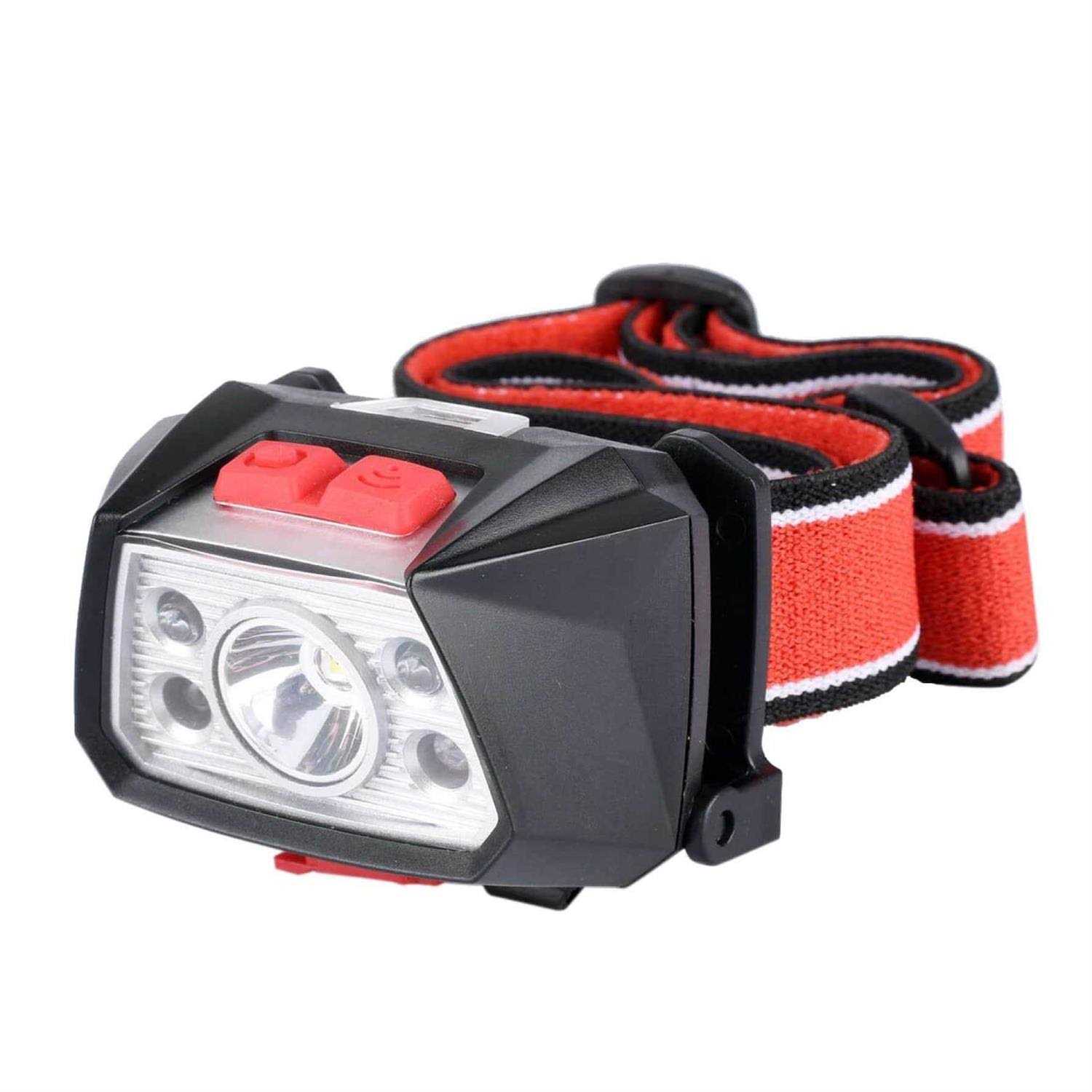 Ace Black/Red LED Head Lamp 3.7V 900mAh Battery - Cheap Fitting