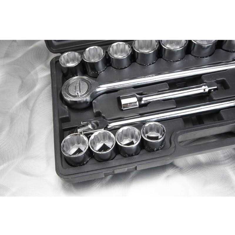Pittsburgh 20 Piece Jumbo Socket Set - Cheap Fitting