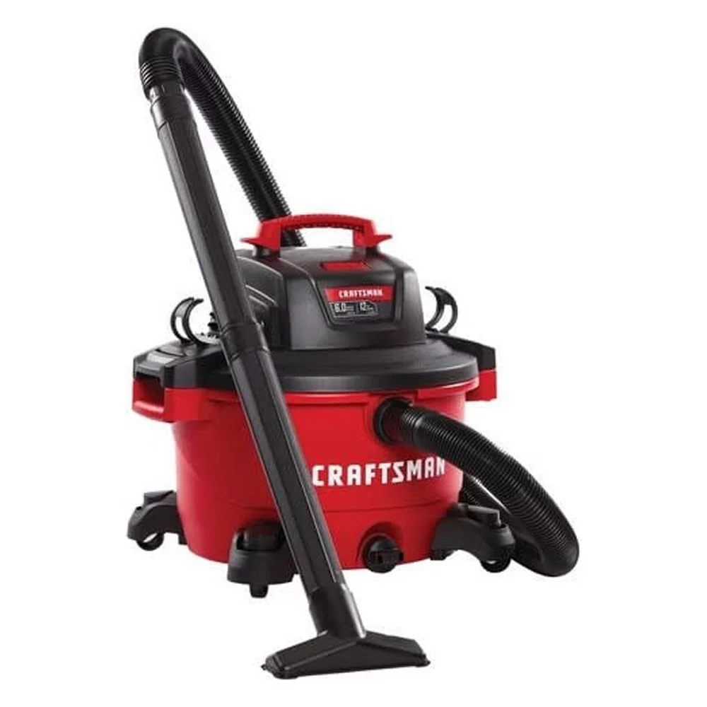 Craftsman CMXEVBE17594 12 Gallon 6.0 Peak HP Wet/Dry Vac - Cheap Fitting