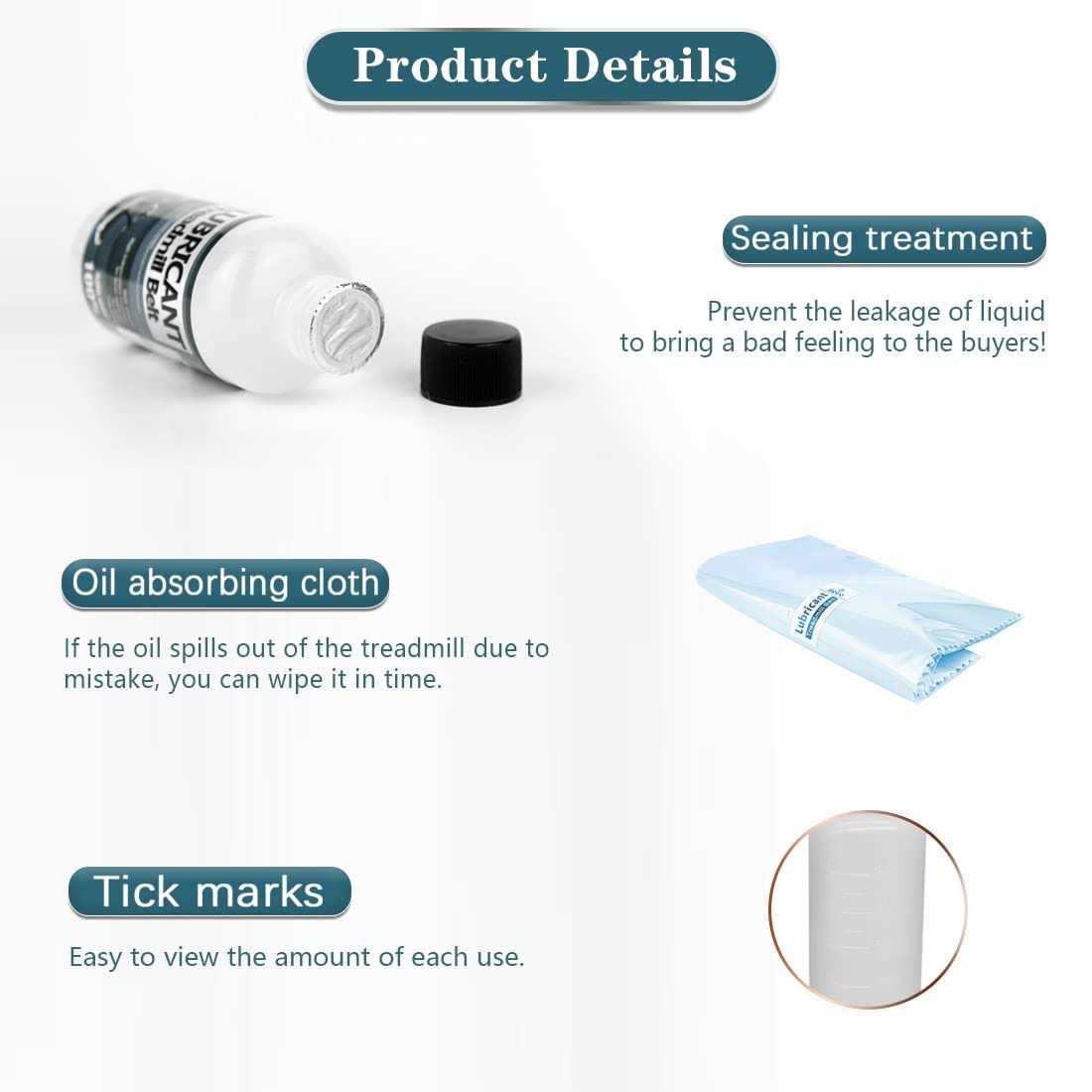 SEKODAY 100% Silicone Treadnmill Belt Lubricants/Lubes Non Toxic and Odorless - Cheap Fitting