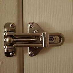 Defender Security Swing Bar Door Guard with Lock - Cheap Fitting