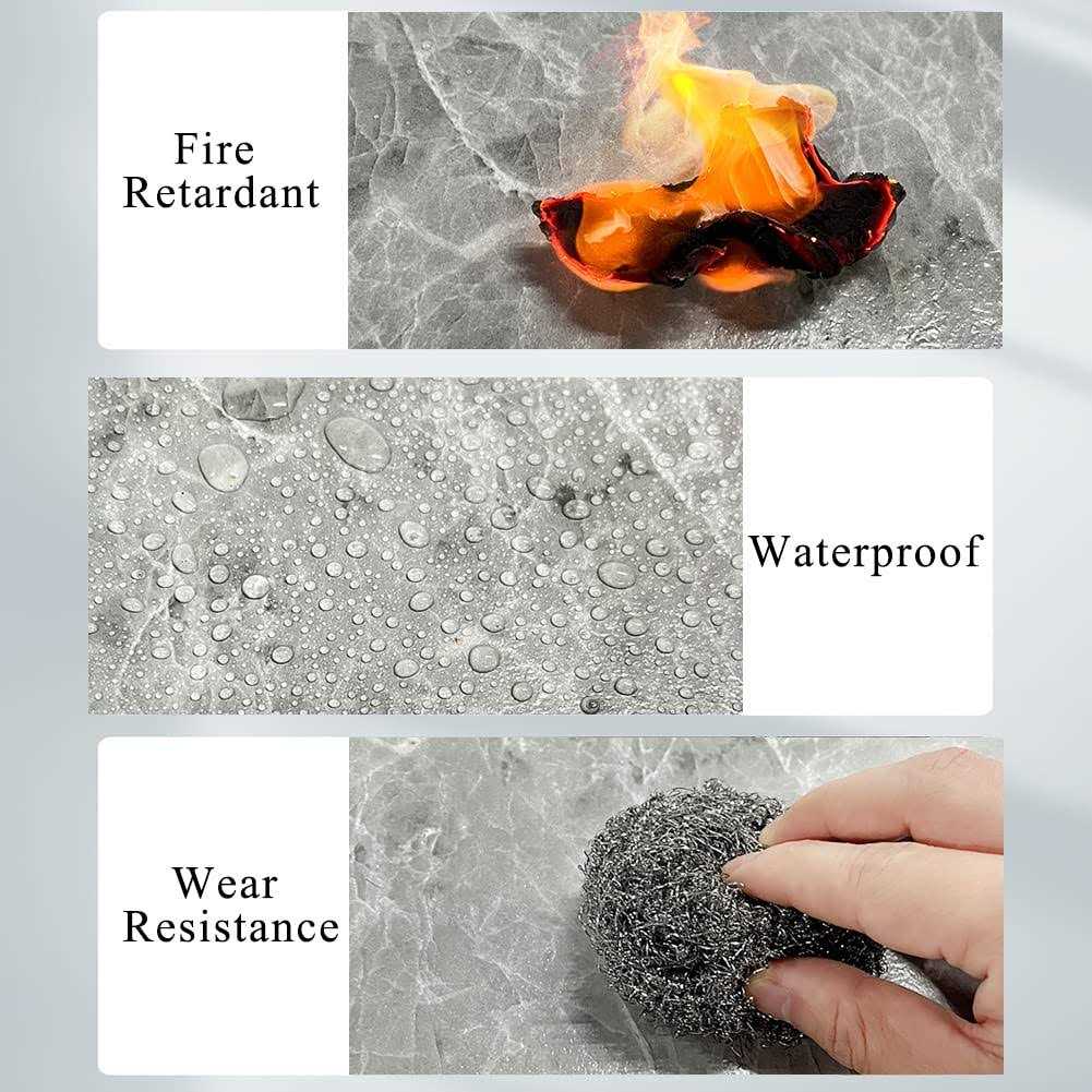 Norine Peel and Stick Floor Tile 12 x 12 Inch Self Adhesive Marble Vinyl Flooring Tile Waterproof Removable Sticker Tiles for Bedroom Bathroom - Cheap Fitting