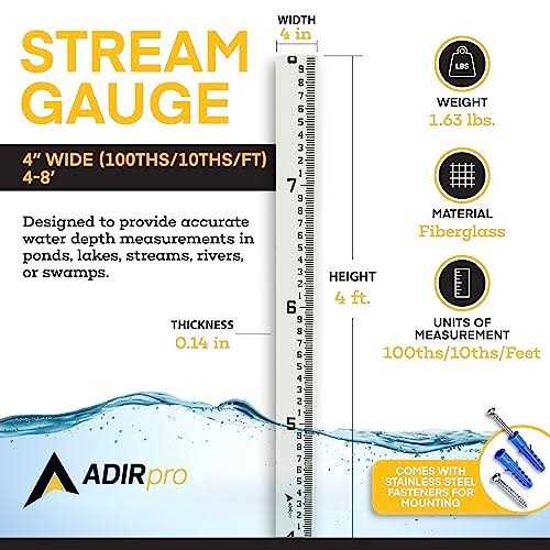 AdirPro Stream Gauge Measuring - Cheap Fitting