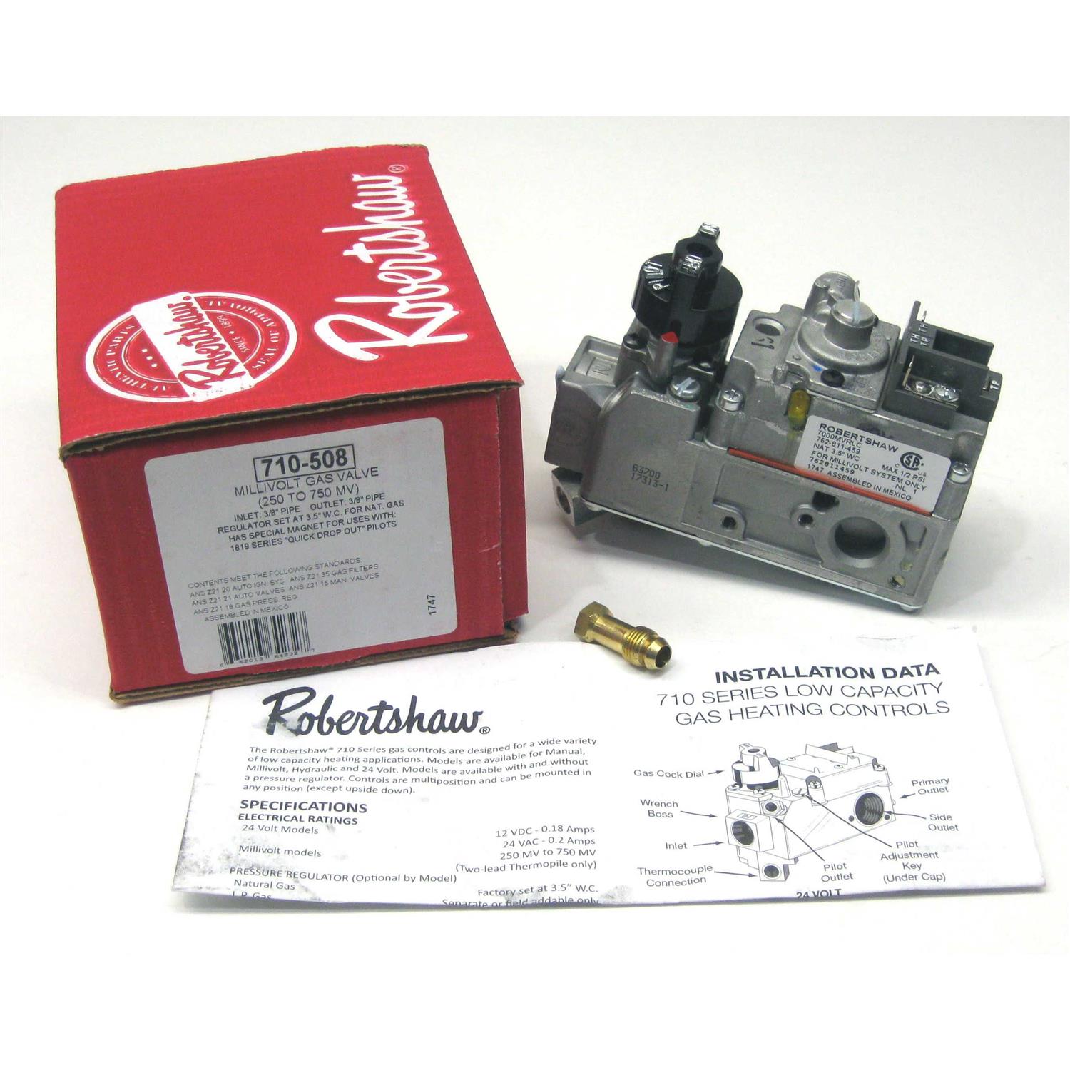 Robertshaw 710-508 Gas Valve - Cheap Fitting