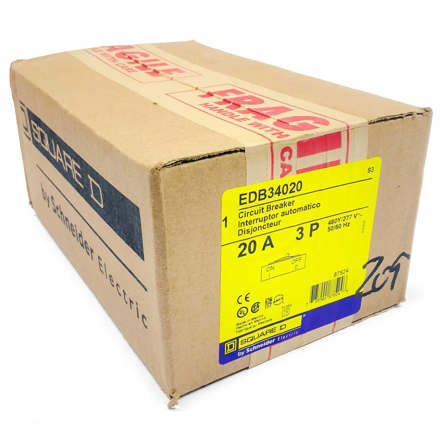 EDB34020 Square D Circuit Breaker - Cheap Fitting