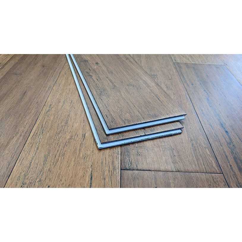 Handscraped Waterproof Hardwood Bamboo Flooring - Cheap Fitting