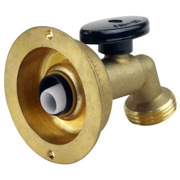 Tectite Apollo 3/4 in. Double Push Union Bronze Water Pressure Regulator with Gauge - Cheap Fitting