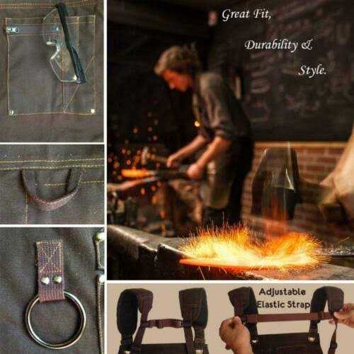 Shop Apron 16 oz Waxed Canvas Work - Cheap Fitting