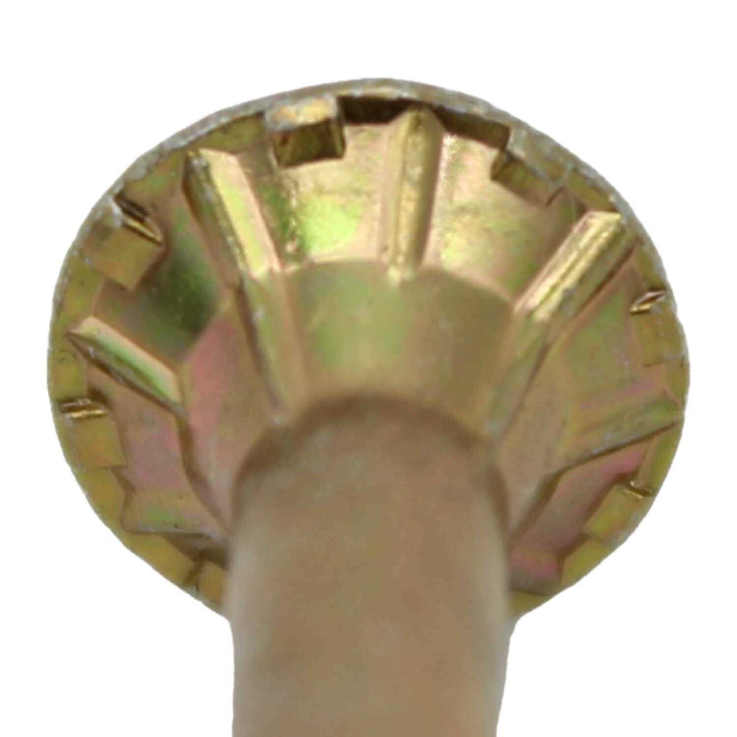 Jake Sales #10 X Gold Star Wood Screw Torx/Star Drive Head - Cheap Fitting