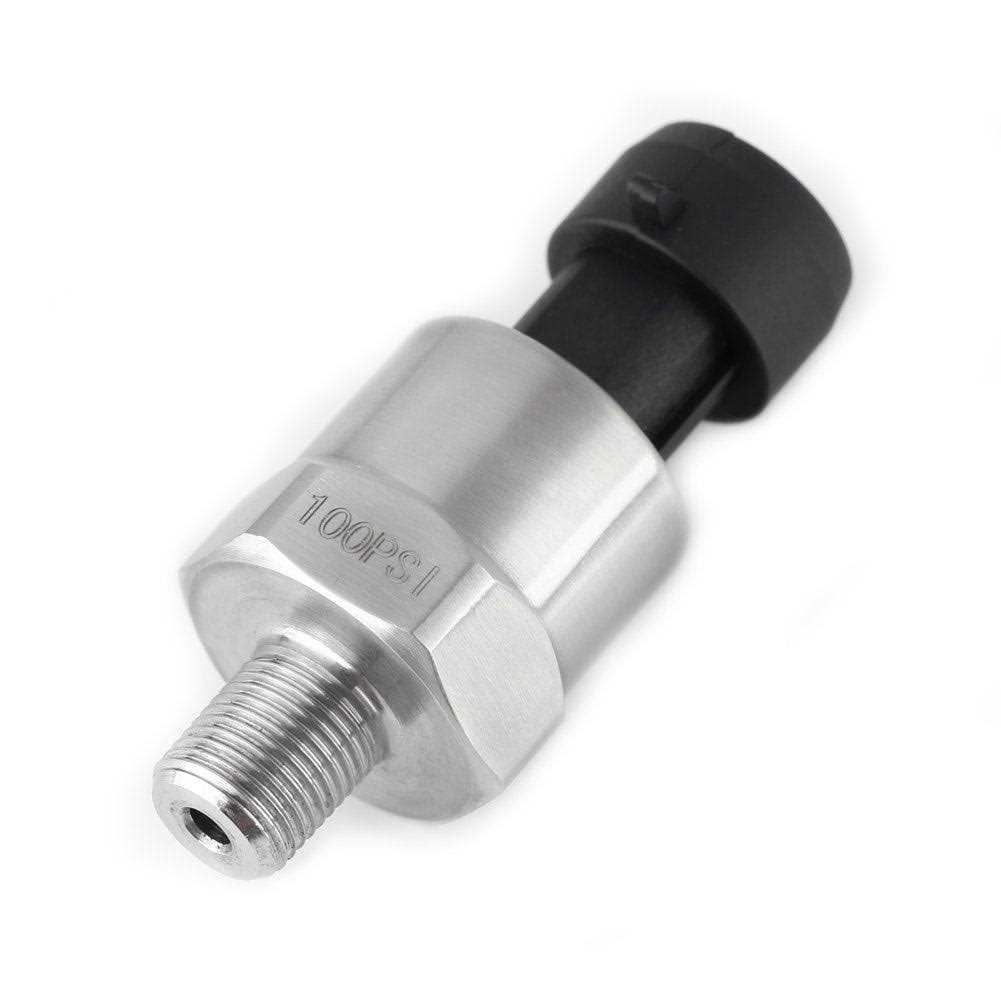 Walfront Pressure Transducer Sender Sensor for Oil Fuel Air Water,1/8NPT Thread Stainless Steel - Cheap Fitting