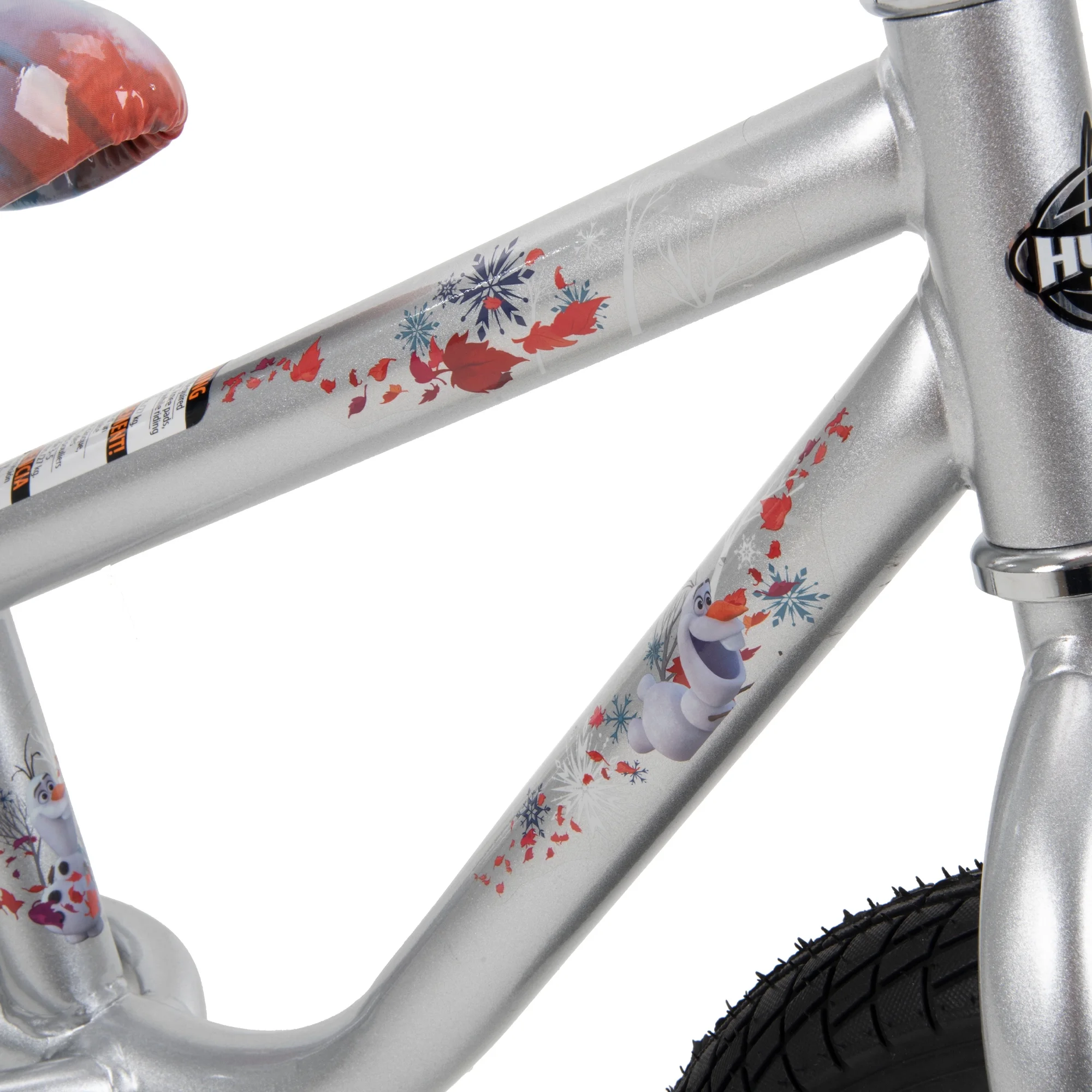 Huffy Frozen 2 Balance Bike for Toddler & Kids, Olaf Graphics, 12 inch, Orange - Cheap Fitting