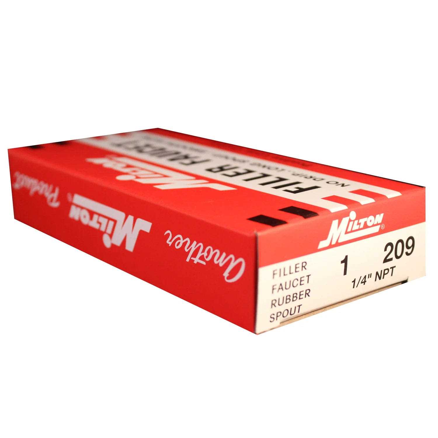 Milton 1/4 NPT Rubber Filler Spout Faucet - Cheap Fitting