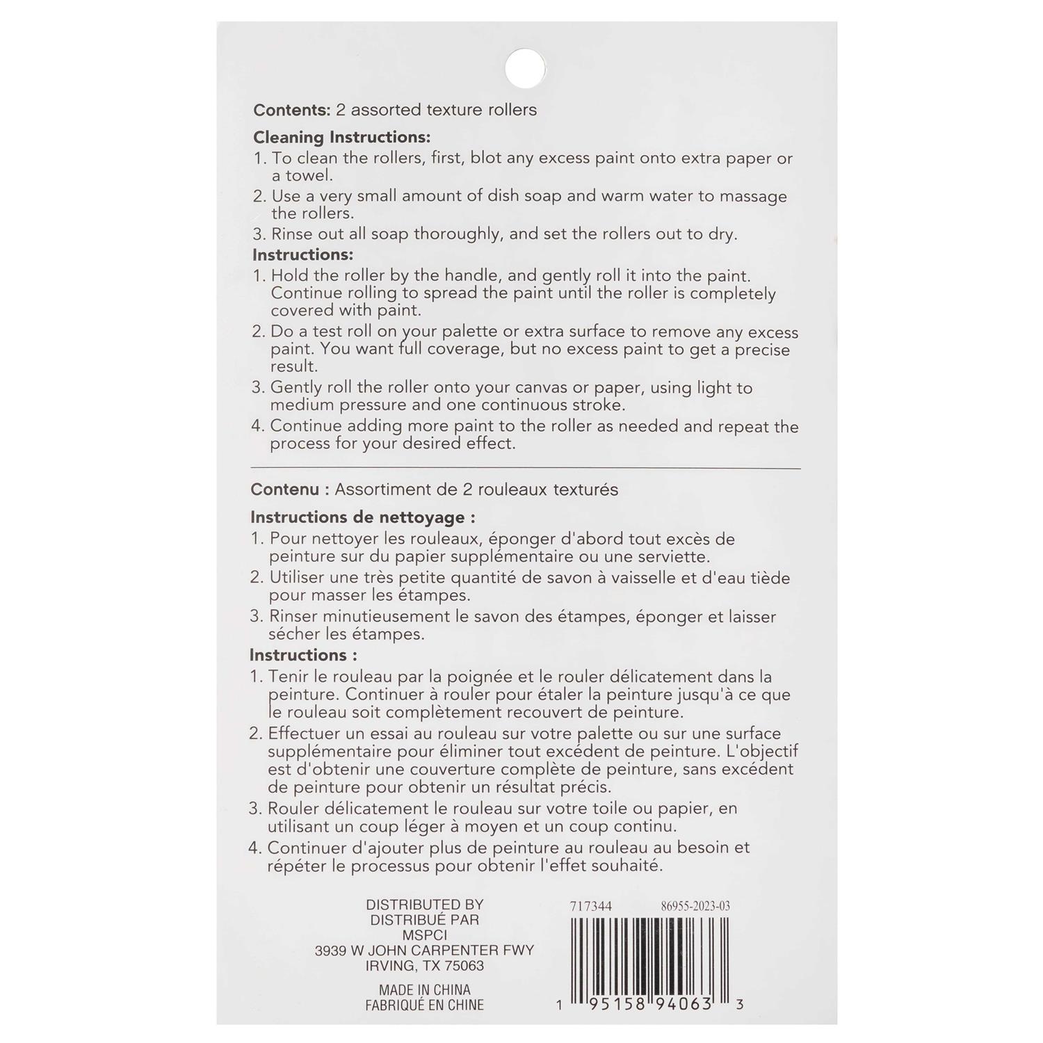 Craftsmart Texture Craft Rollers Paint - Cheap Fitting