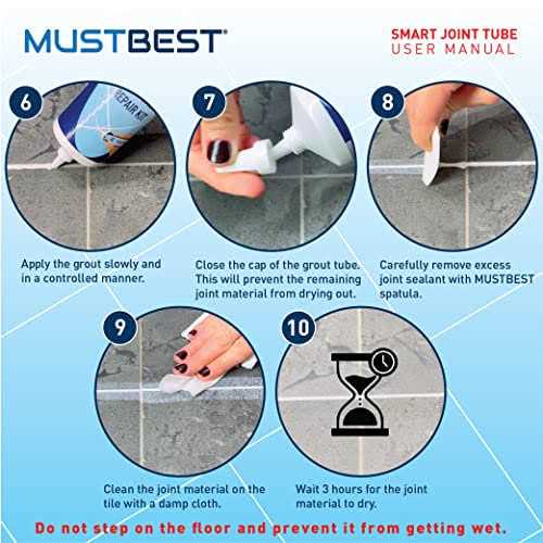 MUSTBEST Tile Grout Repair Kit Four Way Use Repair - Cheap Fitting