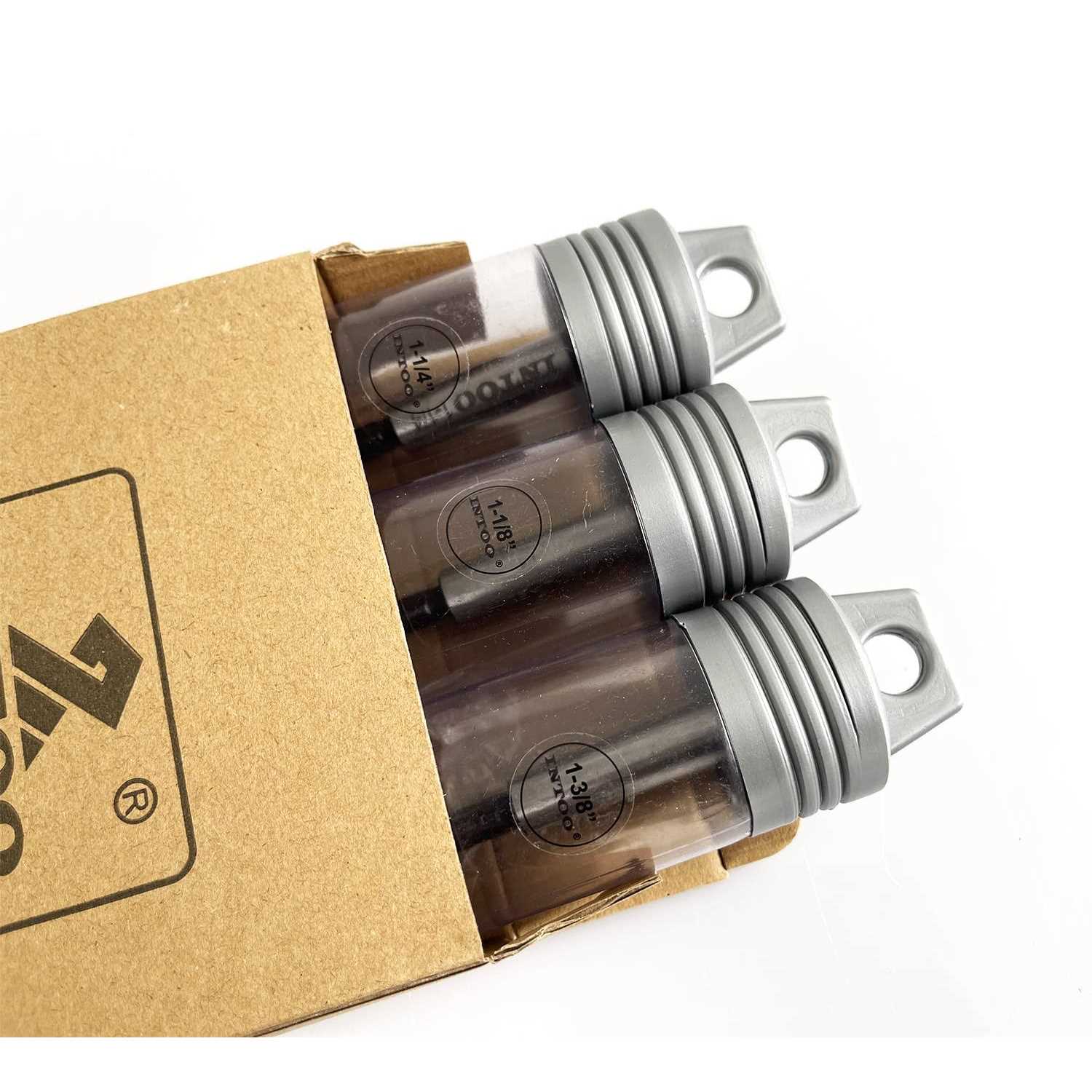 INTOO Forstner Bit Set 3Pcs Hex Shank,1-1/8,1-1/4,1-3/8 Multi Sided Shank Wood Drill Bits Set - Cheap Fitting