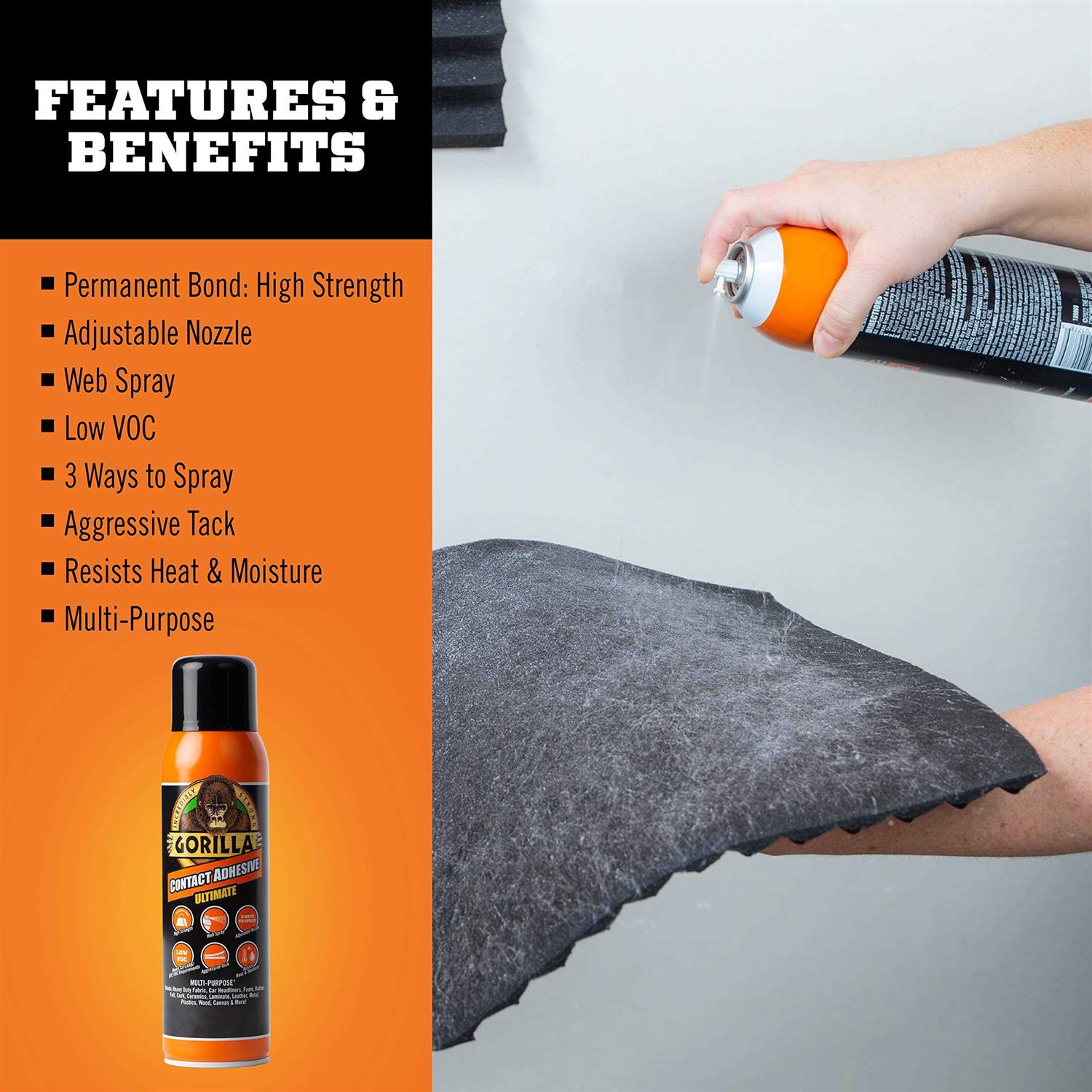 Gorilla Contact Spray Adhesive Ultimate - Cheap Fitting