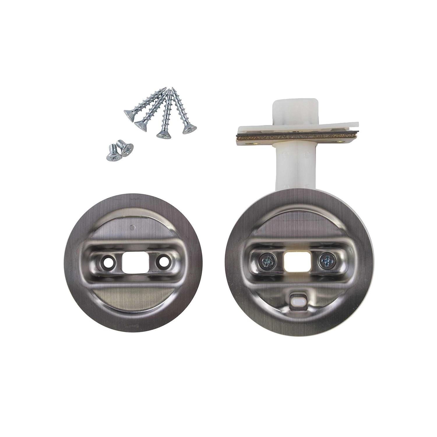 Johnson Hardware Pocket Door Privacy Lock Satin Nickel Silver Steel - Cheap Fitting