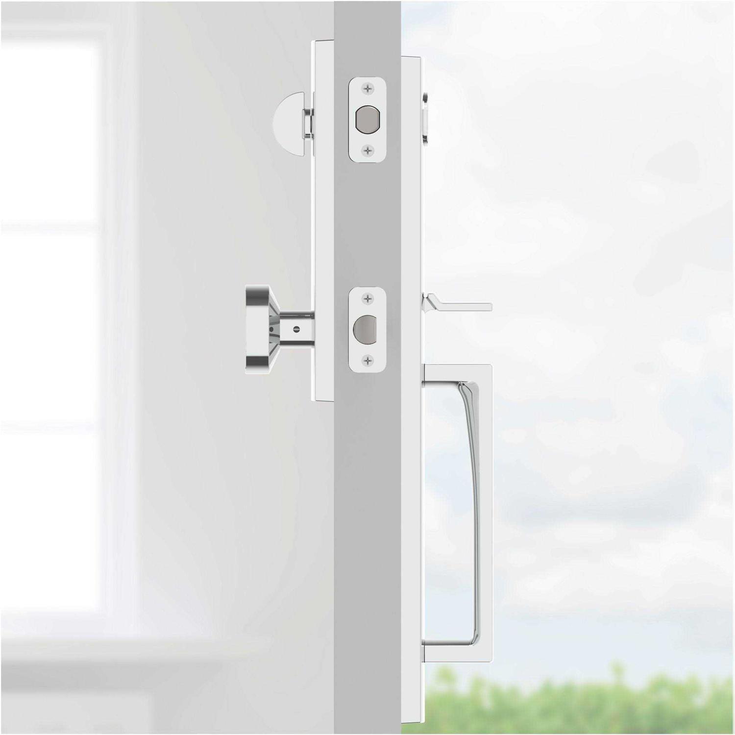 Baldwin Santa Cruz Full Plate Single Cylinder Keyed Entry Handleset EESANXCONCQE190S - Cheap Fitting