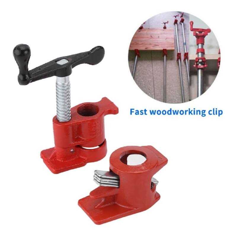 Pittsburgh 3/4 in. Pipe Clamp with Base Hand Tool - Cheap Fitting