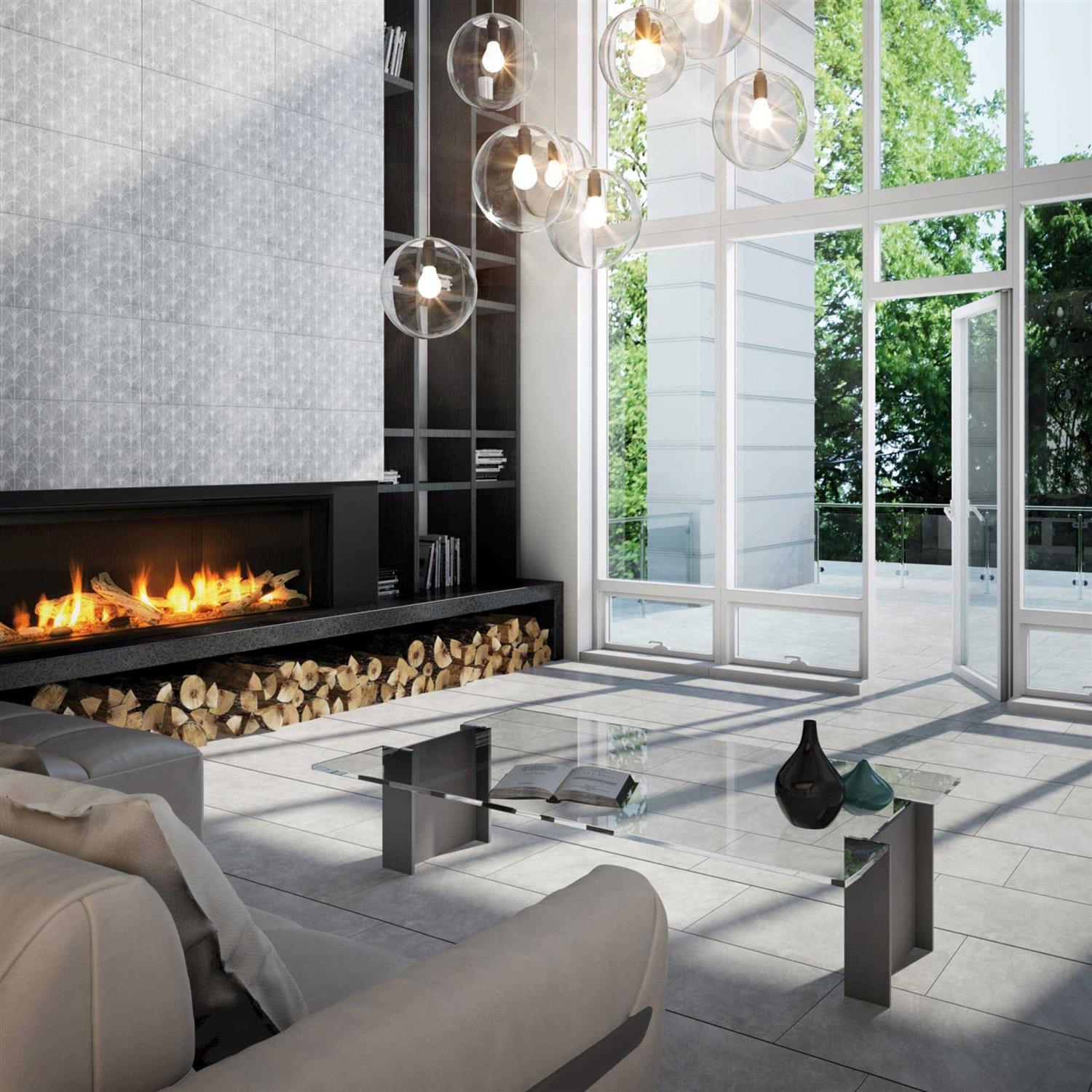 Wave 12 x 24 Porcelain Patterned Wall & Floor Tile Bedrosians - Cheap Fitting