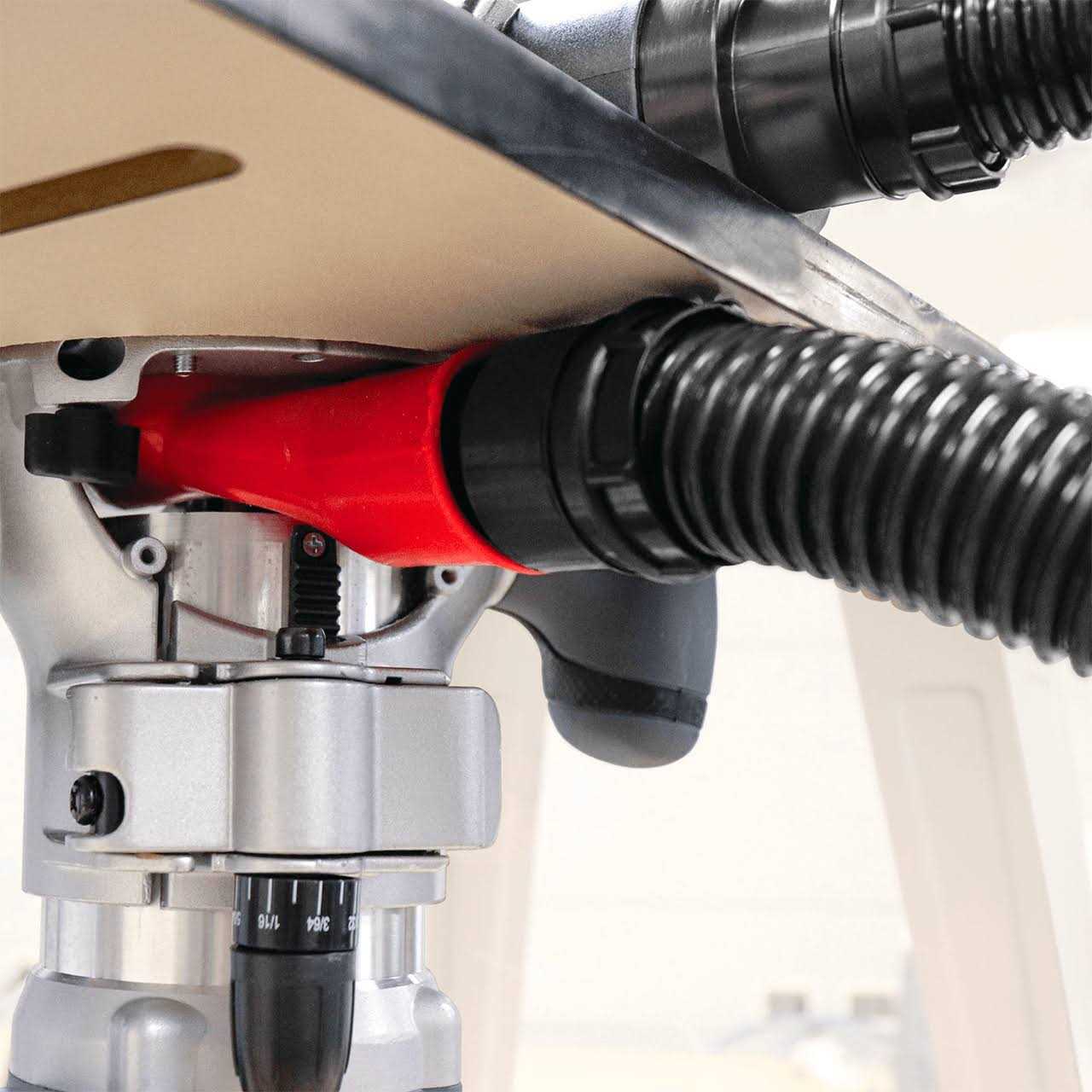 Milescraft DustRouter Dust Collection for Router Tables 1501 - Cheap Fitting