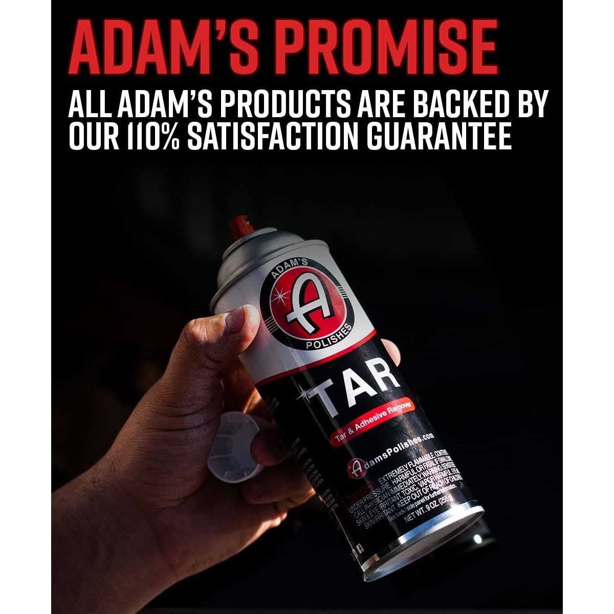 Adam’s Tar 9oz Heavy Duty Concentrated Road Tar & Adhesive Remover - Cheap Fitting