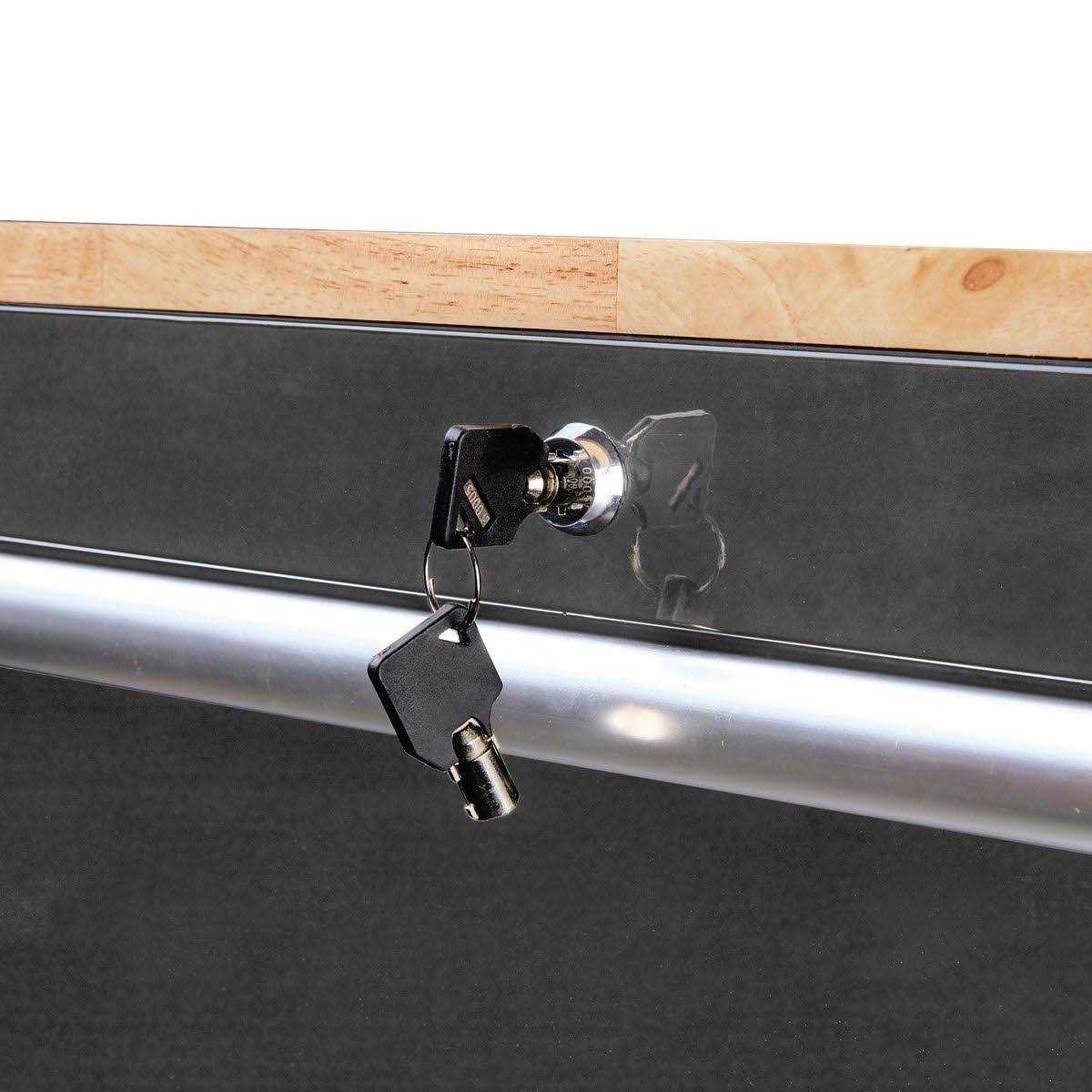 Yukon 46 in. Mobile Workbench with Solid Wood Top - Cheap Fitting