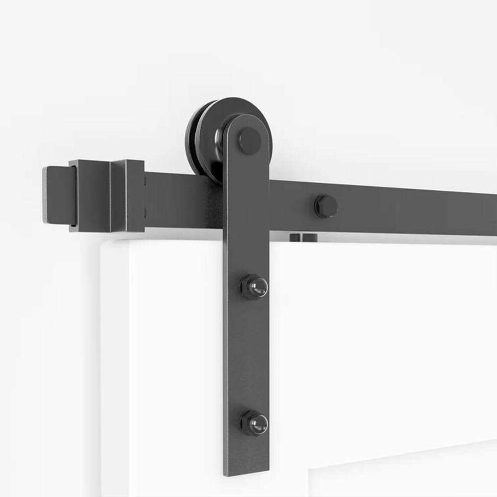 WINSOON Sliding Barn Door Hardware Kit Track for Double Doors - Cheap Fitting