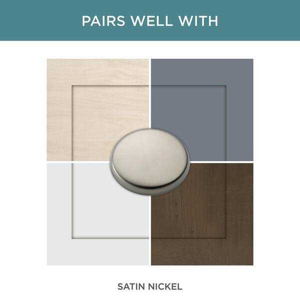 Liberty Modern Twist Satin Nickel Cabinet Drawer Pull - Cheap Fitting