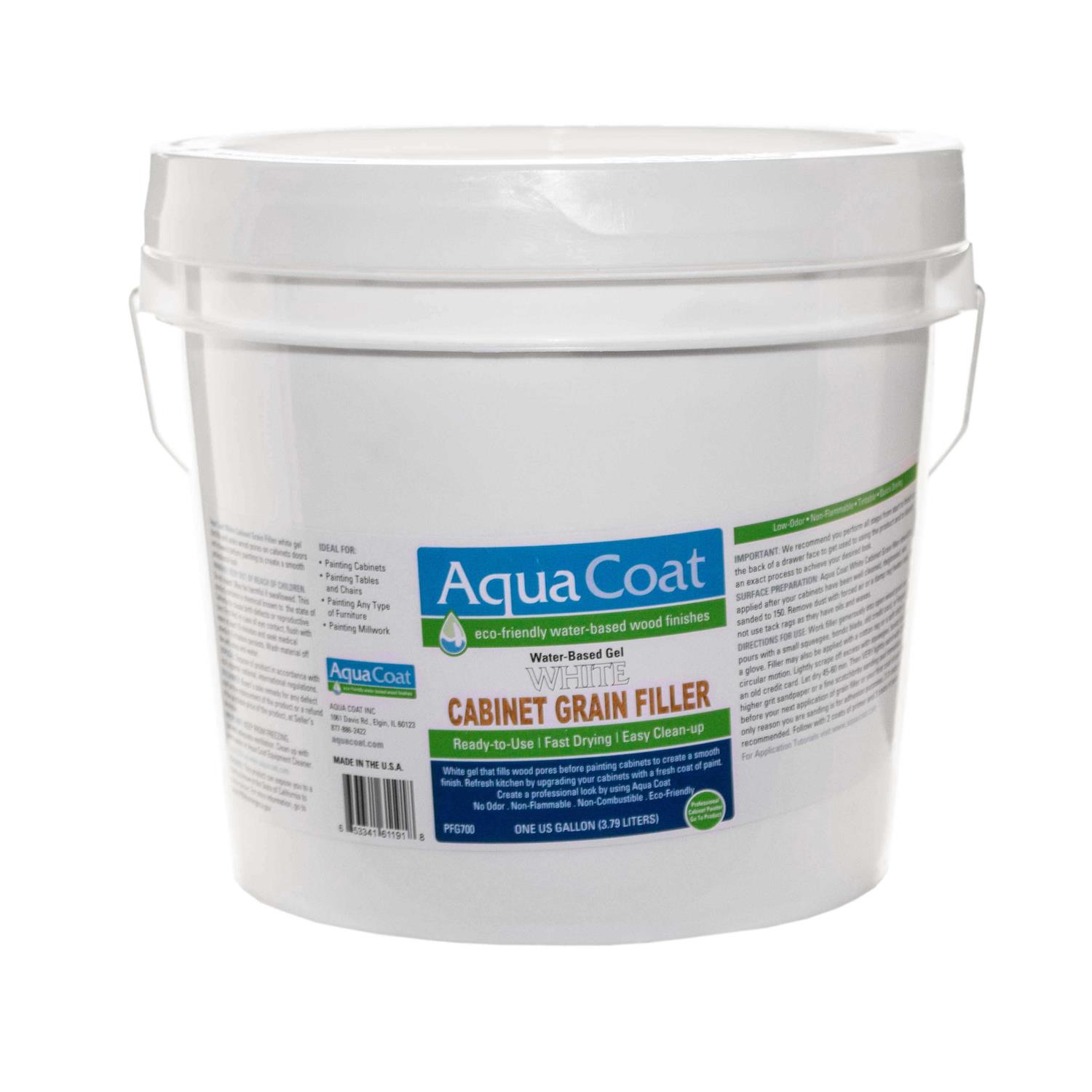 Aqua Coat White Cabinet Grain Filler - Cheap Fitting