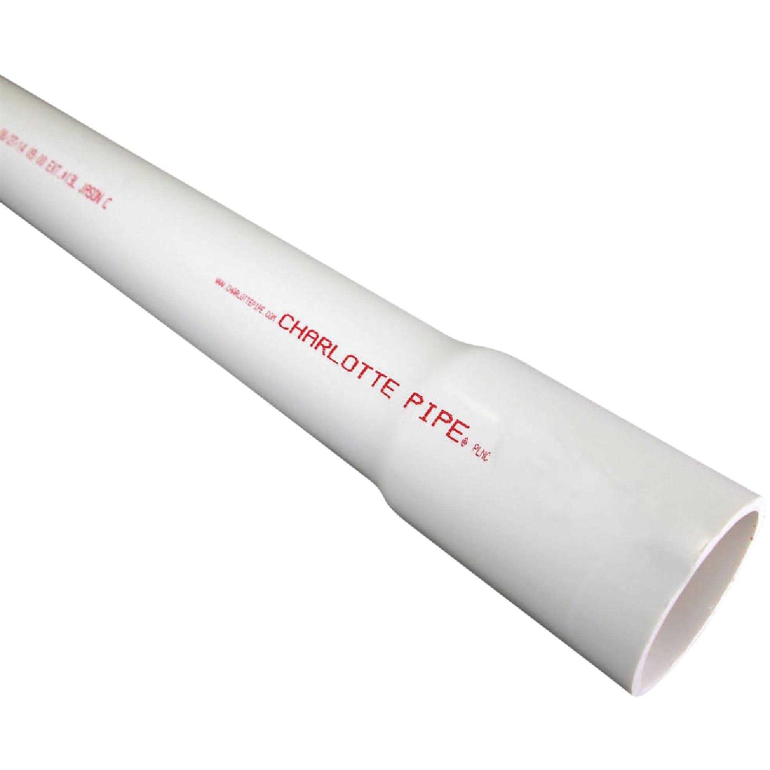 Charlotte Pipe PVC Schedule 40 Belled End Pressure Pipe - Cheap Fitting