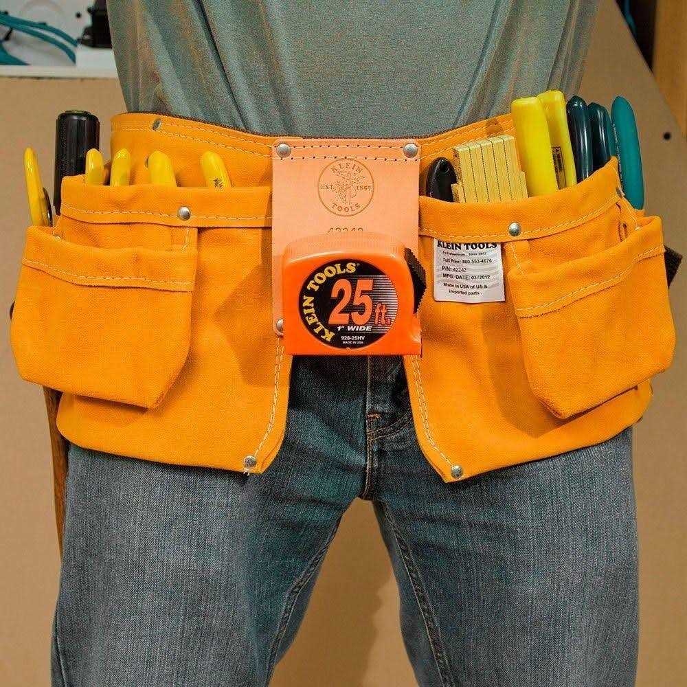 Klein Tools 42242 Nail/Screw and Tool Pouch Apron - Cheap Fitting